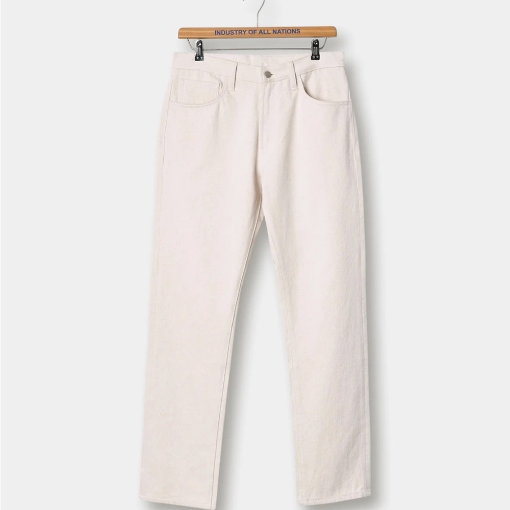 Industry of All Nations Cream Jeans